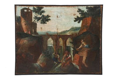 Late 18th-century school
Woman Washing Clothes...