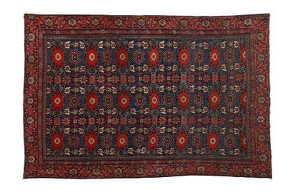 Delicate and original Senneh, wool velvet...