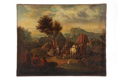 A painting by Jan-Peeter Verdussen from the...