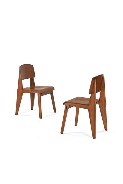 Jean PROUVÉ (1901–1984)
Set of four “Tout...