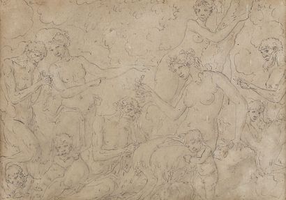 Attributed to Louis-Félix DE LA RUE (1730–1777)
Bacchanalia
Pen...