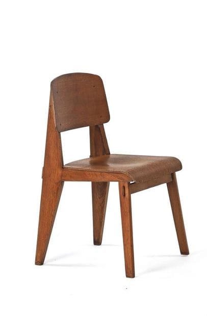 Jean PROUVÉ (1901–1984)
All-wood chair, circa...