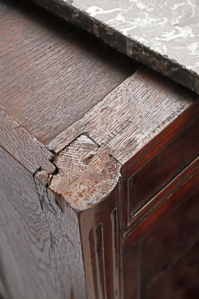 Small mahogany and mahogany-veneered chest...