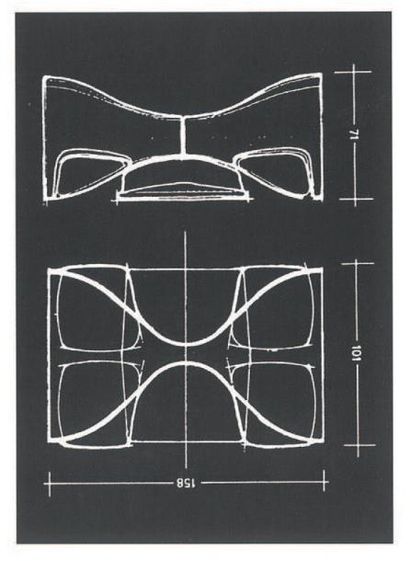 Roger LANDAULT (1919-1983)
Borne «Unibloc...