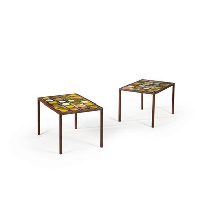 ROGER CAPRON (1920-2006)
Paire de bouts de...