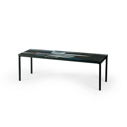 ROGER CAPRON (1920-2006)
Table basse à décors...