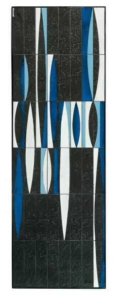 ROGER CAPRON (1920-2006)
Table basse à décors...