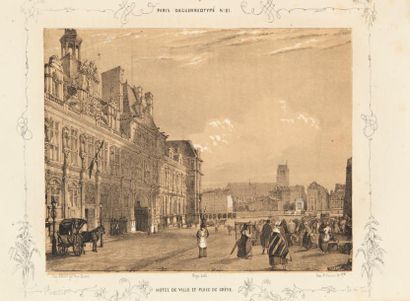 CHAMOUIN.
Collection de vues de Paris prises...