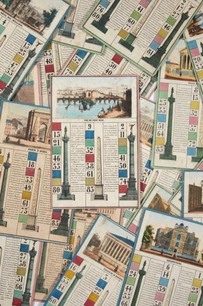 [JEU DE LOTO]
Les Trois Colonnes. Jeu de...