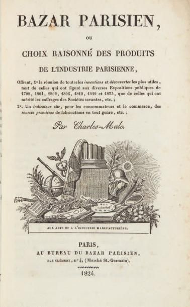 MALO (Charles)
Bazar parisien, ou Choix raisonné...