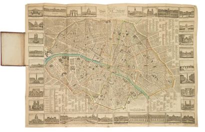 TURGIS. Nouveau plan de Paris divisé en 12...