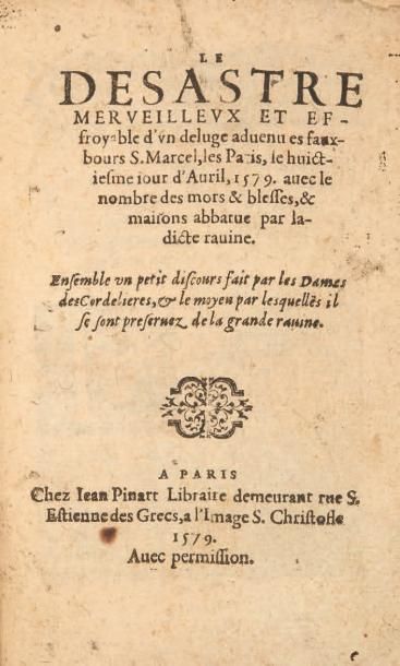 Le Désastre merveilleux et effroyable d'un...