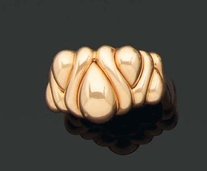 RENÉ BOIVIN. Années 1960. BAGUE chevalière...