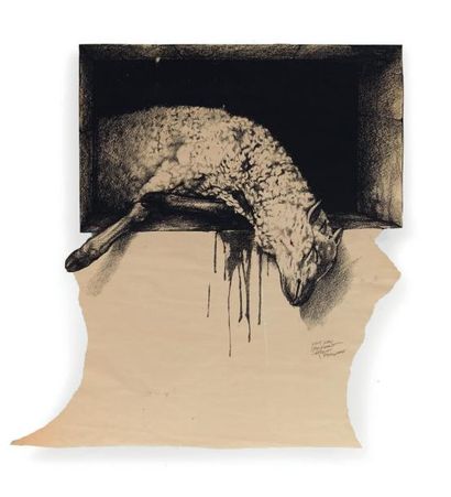 Ernest PIGNON-ERNEST (Né en 1942)
Mouton,...