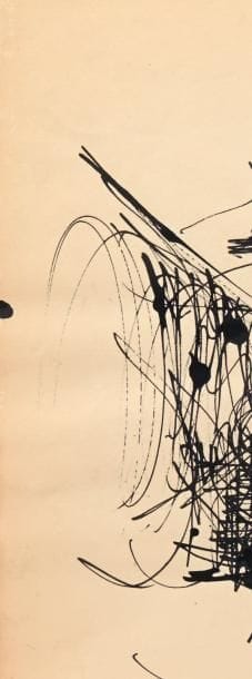 Georges MATHIEU (1921-2012)
Essais, ca 1955...