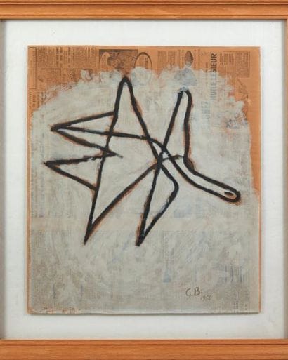 Georges BRAQUE (1882-1963)
Composition, 1956...