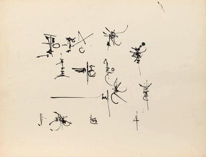 Georges MATHIEU (1921-2012)
Composition,...