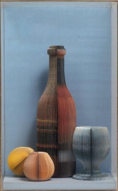 PAVLOS (Né en 1930)
Nature morte à la pomme,...