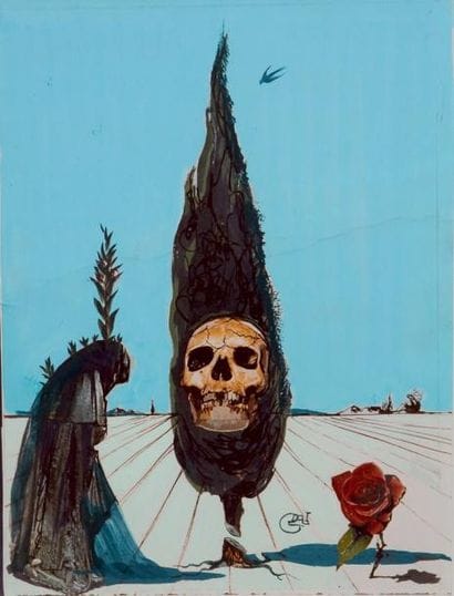 Salvador DALI (1904-1989)
La Mort, signe...