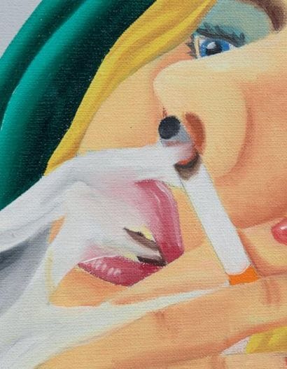 Tom Wesselmann (1931-2004)
Smoker, 1977 Huile...