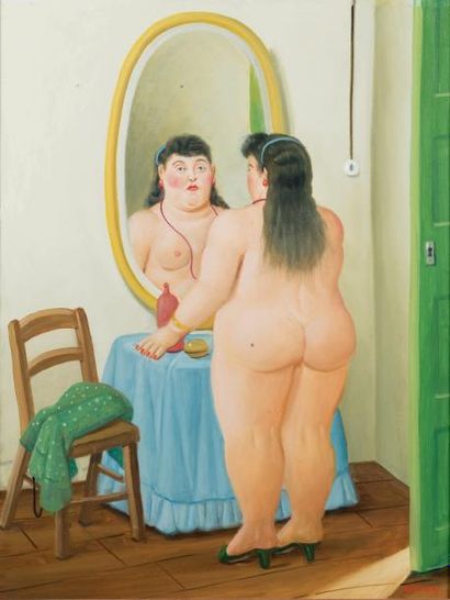 Fernando Botero (né en 1932)
La toilette,...