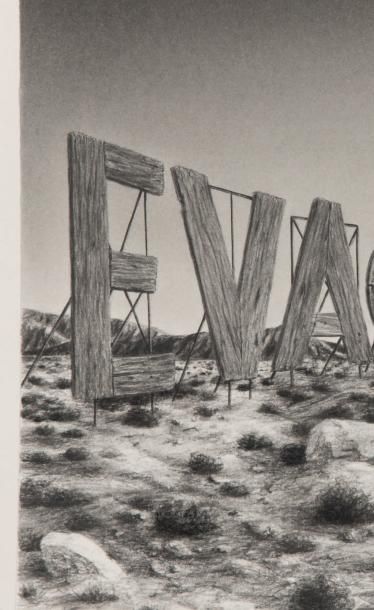 STEVE GALLOWAY
Evacuate, 2007 Fusain sur...