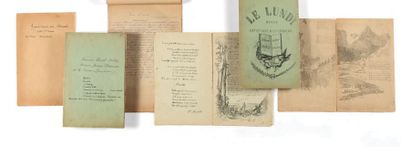 [PROUST, Marcel.]

Le Lundi. Revue artistique...