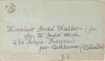 GIDE, André

[Les Cahiers d'André Walter.]...