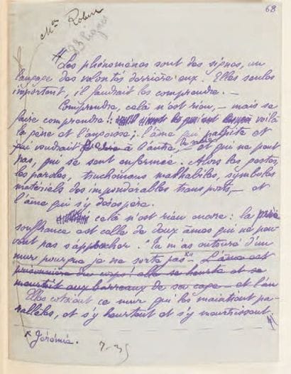 GIDE, André

[Les Cahiers d'André Walter.]...
