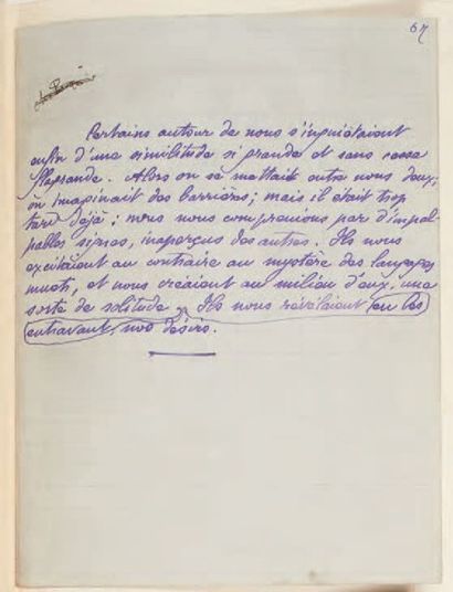 GIDE, André

[Les Cahiers d'André Walter.]...