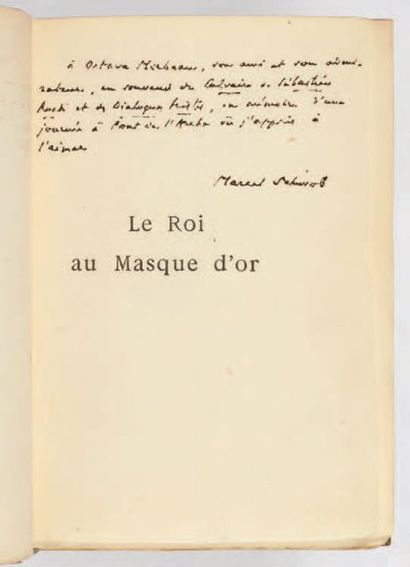SCHWOB, Marcel

Le Roi au masque d'or. Paris,...