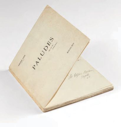 GIDE, André

Paludes. Paris, Librairie de...