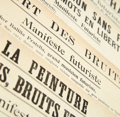 [FUTURISME.]

Réunion de cinq manifestes...