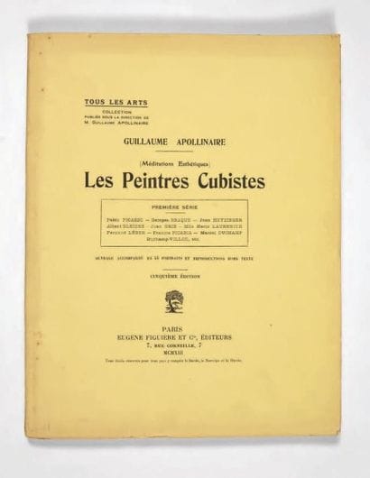 APOLLINAIRE, Guillaume

Les Peintres cubistes....