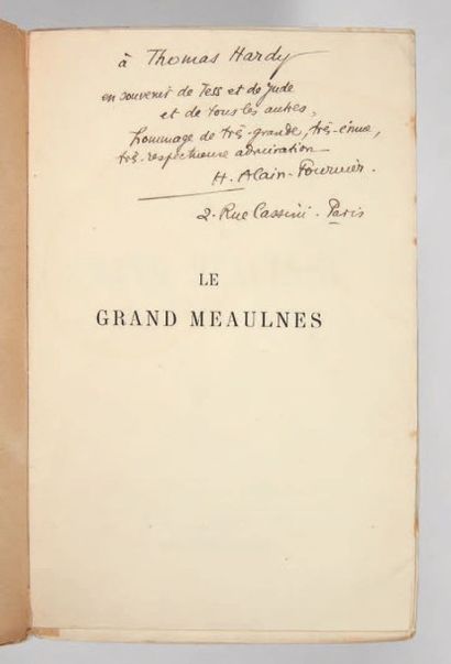 ALAIN-FOURNIER, Henri Alban Fournier, dit

Le...