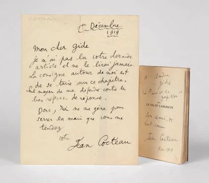 COCTEAU, Jean

Le Coq et l'Arlequin. Notes...