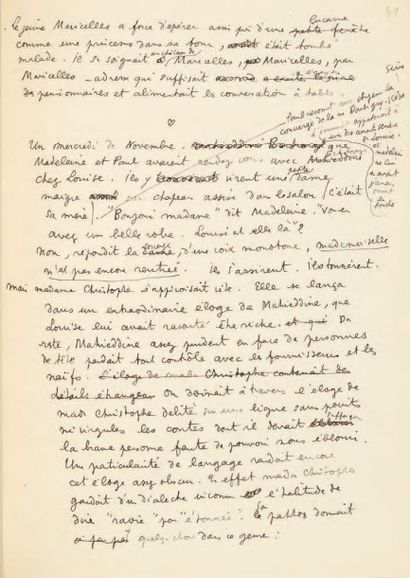 COCTEAU, Jean

Le Grand Écart. Sans lieu...