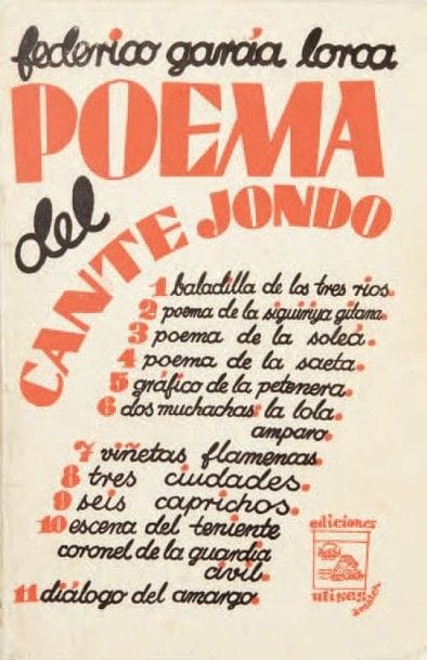 LORCA, Federico Garcia

Poema del cante jondo....