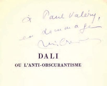CREVEL, René

Dali ou l'Anti-obscurantisme....