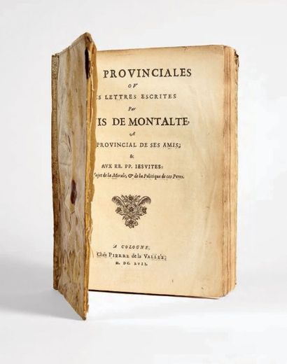 [PASCAL, Blaise.]

Les Provinciales ou les...