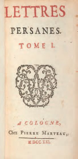 MONTESQUIEU, Charles-Louis de Secondat, baron...