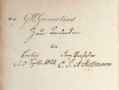 HOFFMANN, Ernst Theodor Amadeus

Prinzessin...