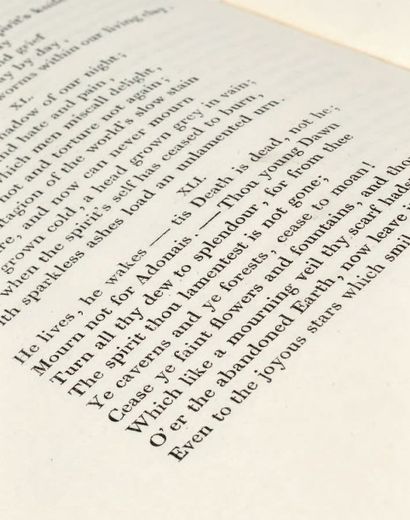 SHELLEY, Percy Bisshe

Adonais. An Elegy...