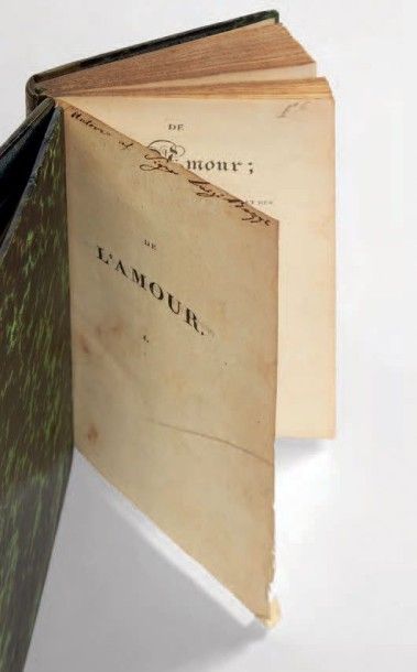 [STENDHAL, Henri Beyle, dit.]

De l'amour....