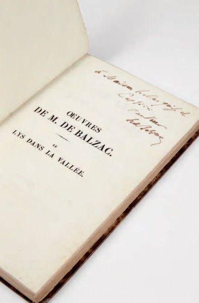 BALZAC, Honoré de

Le Lys dans la vallée....