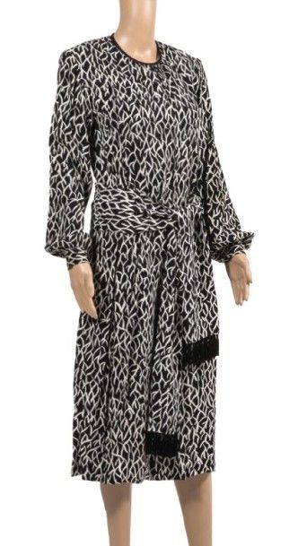 Yves SAINT LAURENT Rive Gauche
Robe en crêpe...