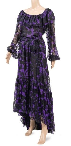 Yves SAINT LAURENT circa 1980
Ensemble en...