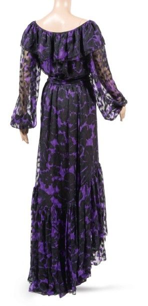 Yves SAINT LAURENT circa 1980
Ensemble en...