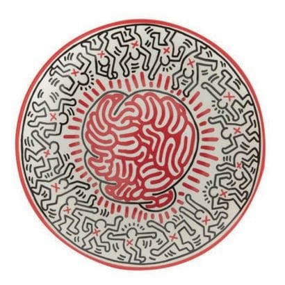 D'APRES KEITH HARING (1958-1990)

Assiette.
Porcelaine...