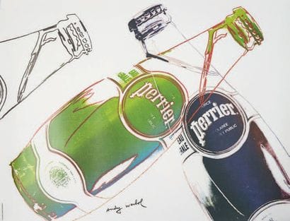d'après Andy WARHOL (1928-1987)

Perrier...